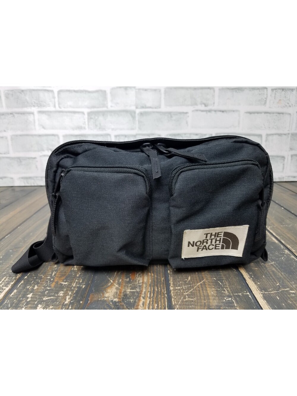 The North Face Kanga Hiking Waist Fanny Pack Bag Travel Medium Size BLACK
